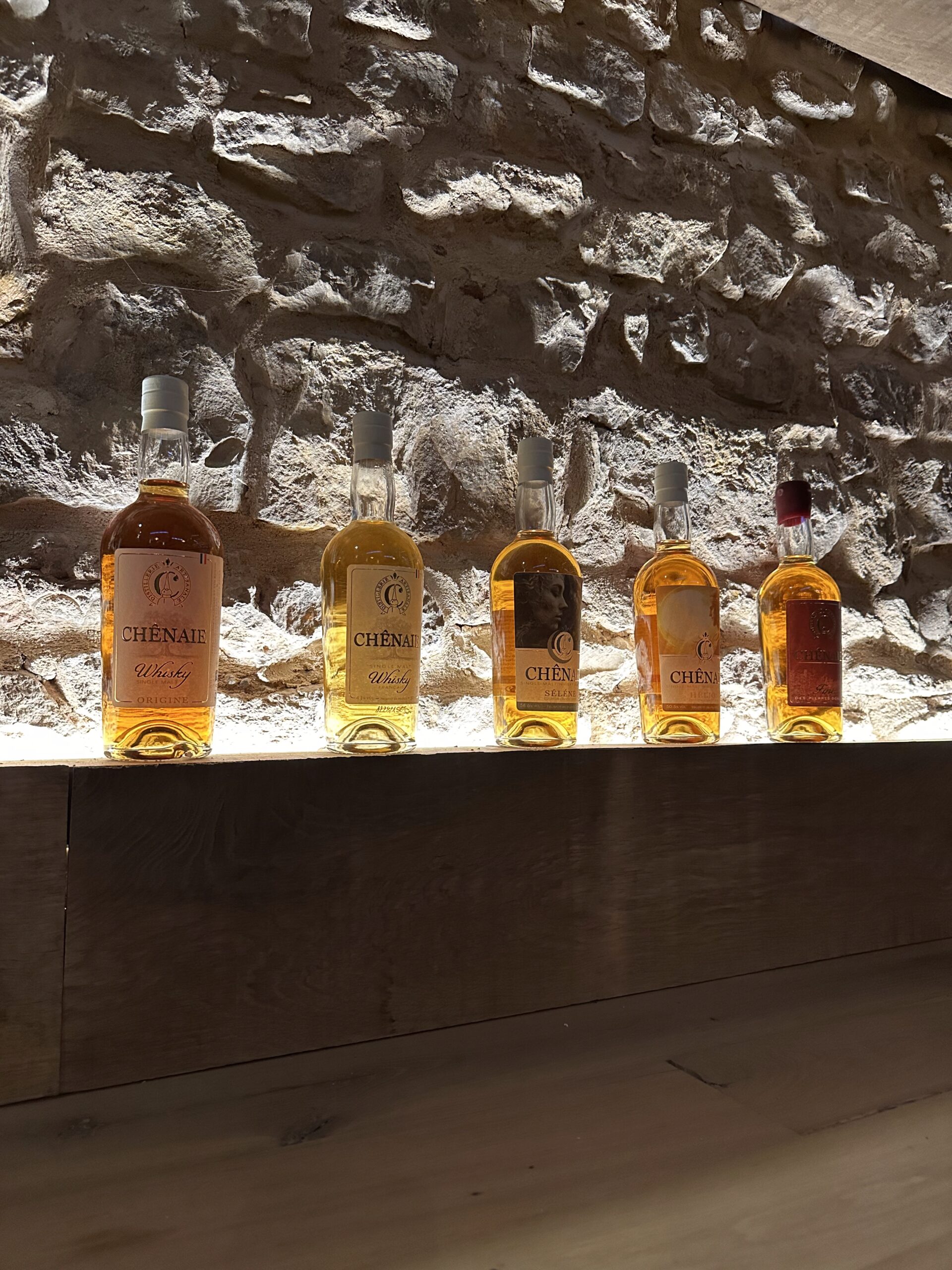 gamme de produits vendu par la distillerie Chênaie à Sainte Paule